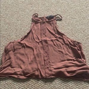 Kendall and Kylie mauve tank top